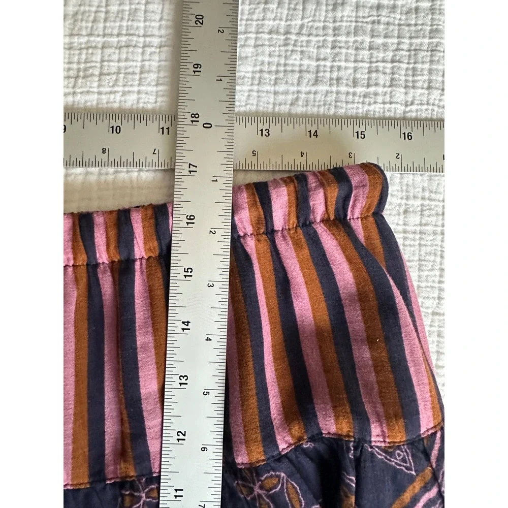 XIRENA Tannis Mixed Print Drawstring Mini Skirt M